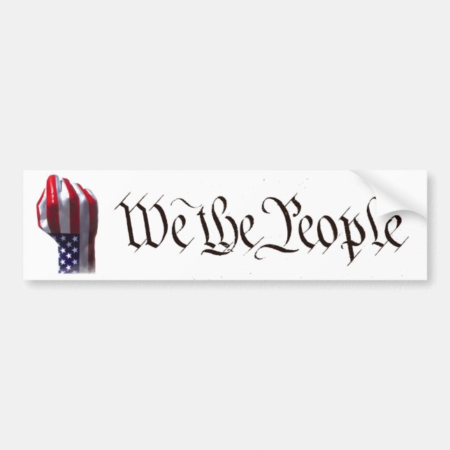 We the People Bumper Sticker (Front)