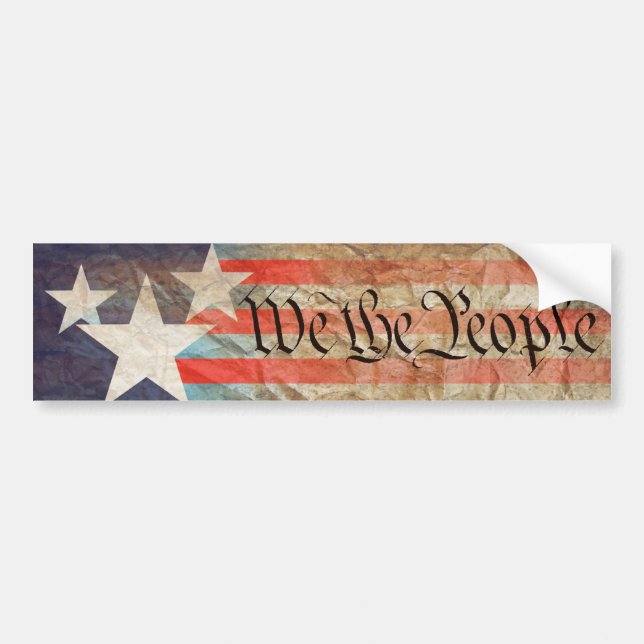 We the People Bumper Sticker (Front)