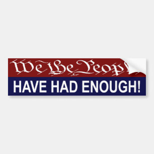 We the People bumper sticker