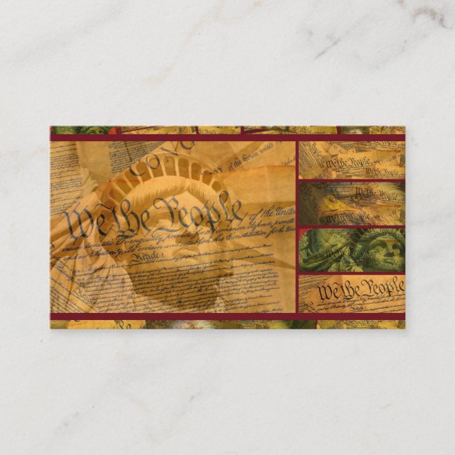 We The People Business Card (Front)