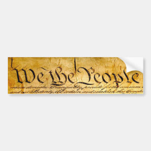 We the People - Constituion Bumper Sticker