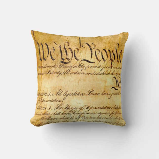 We the People - Constituion Cushion (Front)