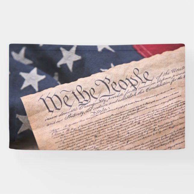 We the People Constitution Banner (Horizontal)