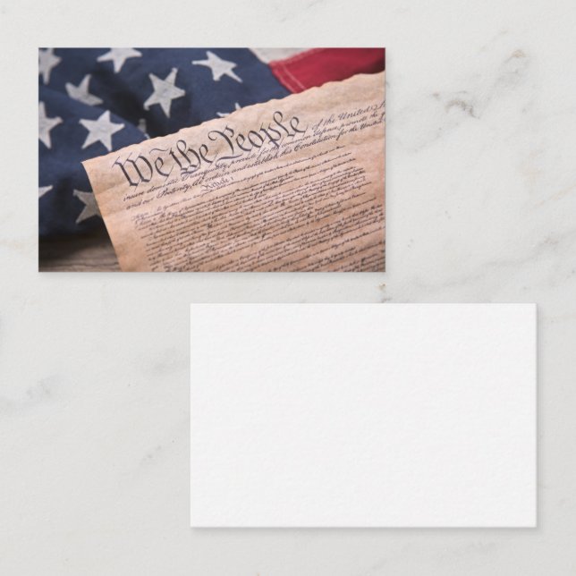 We the People Constitution Business Card (Front/Back)