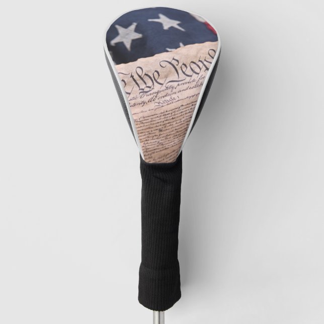 We the People Constitution Golf Head Cover (Front)