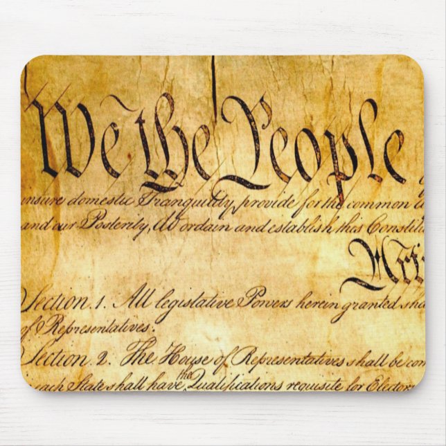 We the People - Constitution Mouse Mat (Front)