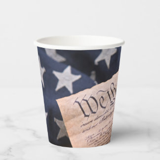 We the People Constitution Paper Cups