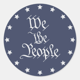 WE THE PEOPLE - CONSTITUTION - Patriotic Stickers