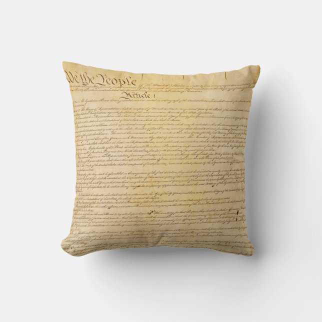 We The People Constitution Pillow (Front)