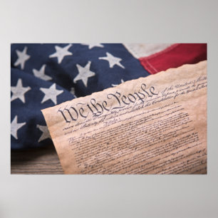 We the People Constitution Poster