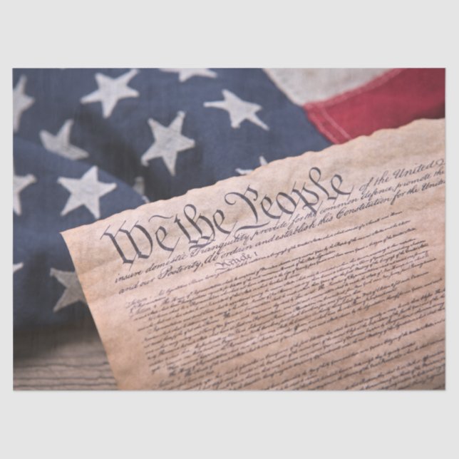 We the People Constitution Tissue Paper (Front)
