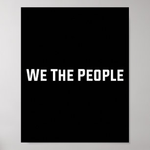 We The People Constitution United States Trump Pro Poster
