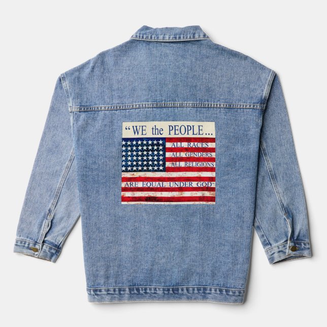 WE THE PEOPLE  DENIM JACKET (Back)