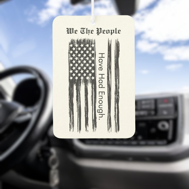 We The People Distressed Flag Car Air Freshener (Creator Uploaded)