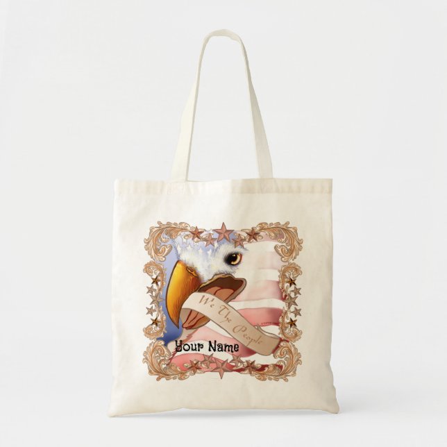 We The People Eagle Tote Bag (Front)