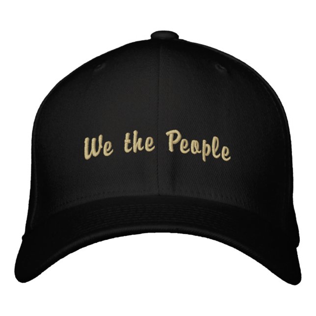 We the People Embroidered Hat (Front)