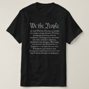 We the People Full Constitution Preamble T-Shirt