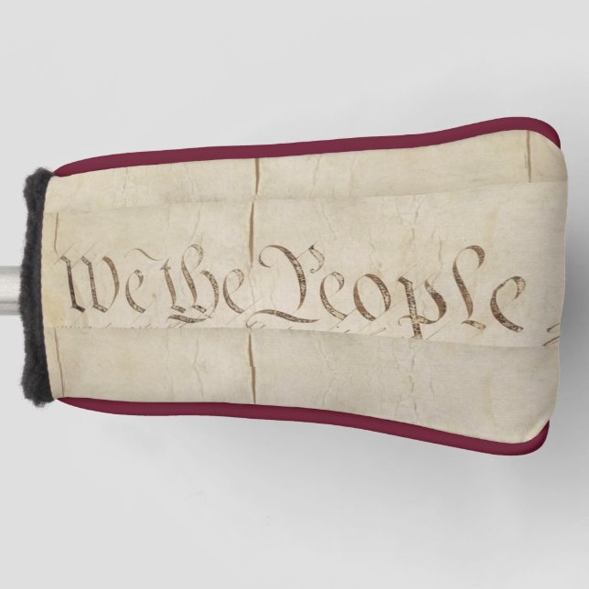 We the People Golf Head Cover (Front)
