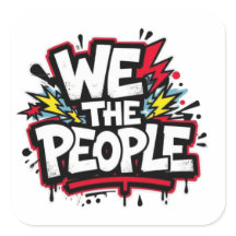We the people graffiti bold streetwear