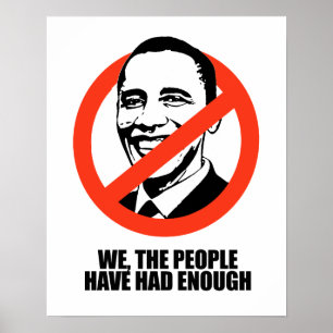 We the people have had enough poster