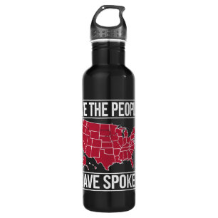 We the People Have Spoken Map of 2024 Election  710 Ml Water Bottle