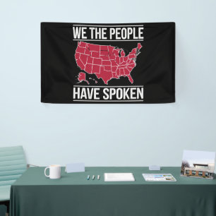 We the People Have Spoken Map of 2024 Election Banner