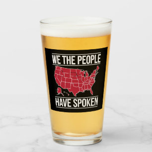 We the People Have Spoken Map of 2024 Election Glass