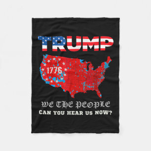 We The People Have Spoken Map Of 2024 Election Res Fleece Blanket