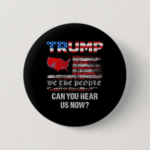 We The People Have Spoken Tee Usa Election 2024 Re 6 Cm Round Badge