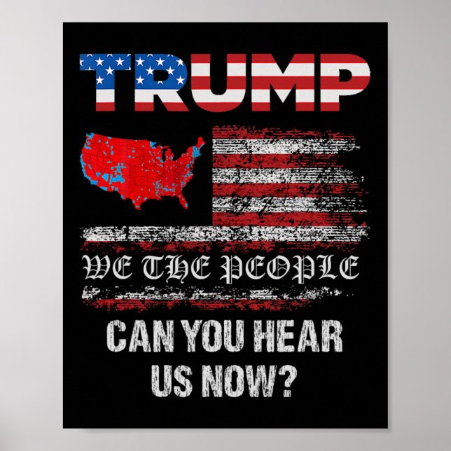 We The People Have Spoken Tee Usa Election 2024 Re Poster (Front)