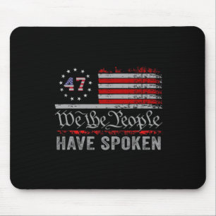 We The People Have Spoken Trump 2024 Election Map  Mouse Mat