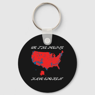 We The People Have Spoken Usa Election 2024 Map Tr Key Ring