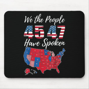 We The People Have Spoken Usa Election 2024 Map Tr Mouse Mat