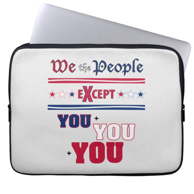 We the People   Laptop Sleeve (Front)
