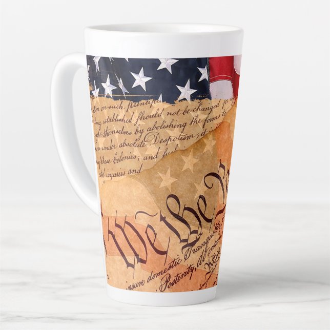 We the People Latte Mug (Left Angle)