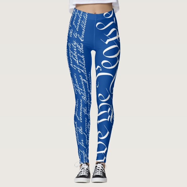 We the People Leggings (Front)