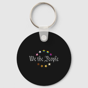 We The People Means Everyone Lgbtq Pride Month _1 Key Ring