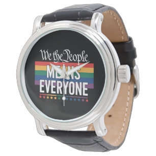 We The People Means Everyone US Constitution LGBT  Watch