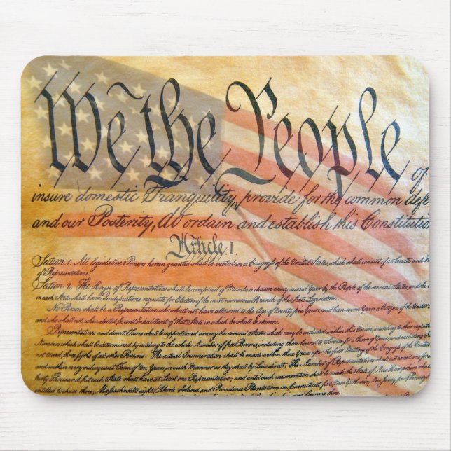 "We The People" Mouse Mat (Front)