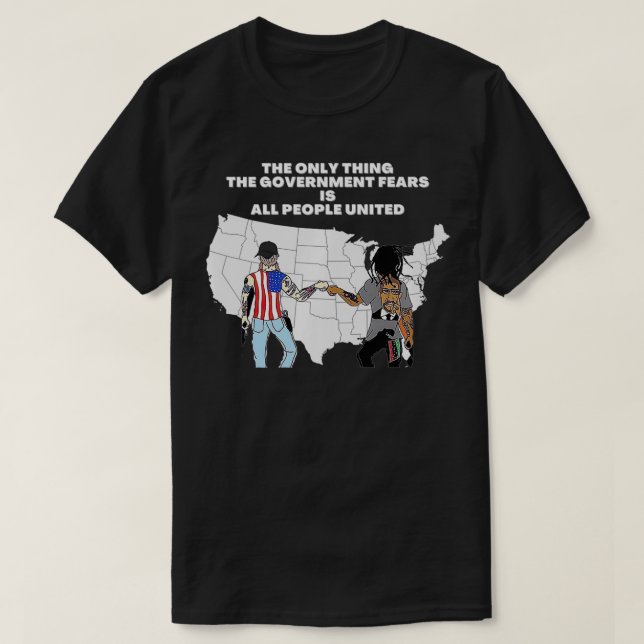We the People need to Unite for Peace Premium  T-Shirt (Design Front)