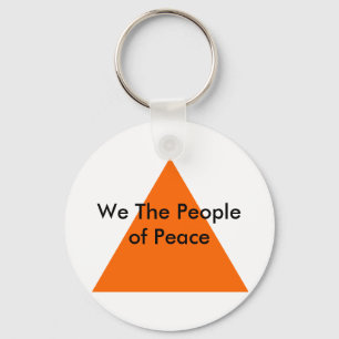 We The People of Peace The MUSEUM Zazzle Gifts Key Ring