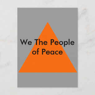 We The People of Peace The MUSEUM Zazzle Gifts Postcard