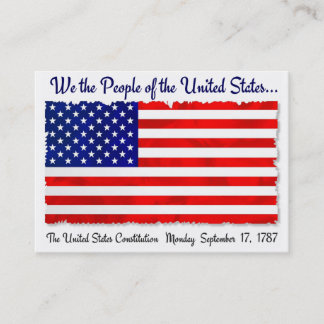 "We the People of the United States"Business Card
