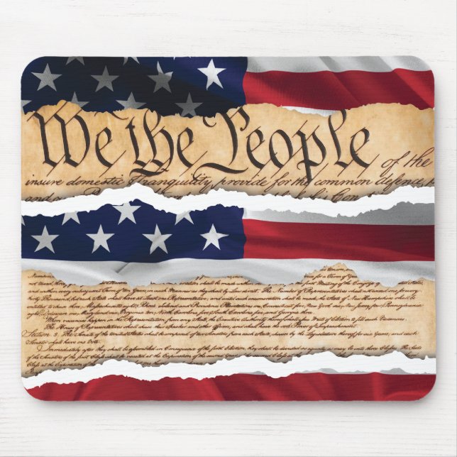 We The People Patriotic  Mouse Mat (Front)