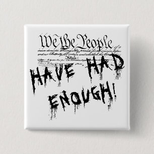 We the people!!. Political Protest Button