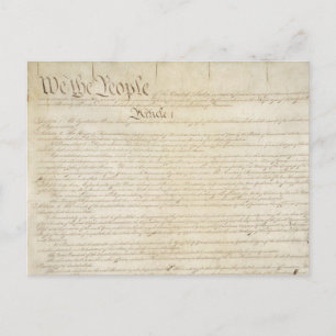 We The People Postcard