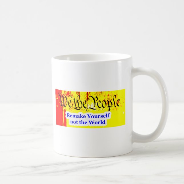 We The People Remake Yourself The MUSEUM Zazzle Gi Coffee Mug (Right)