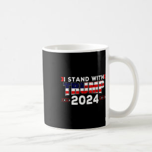We The People Stand With Donald Trump 2024 America Coffee Mug