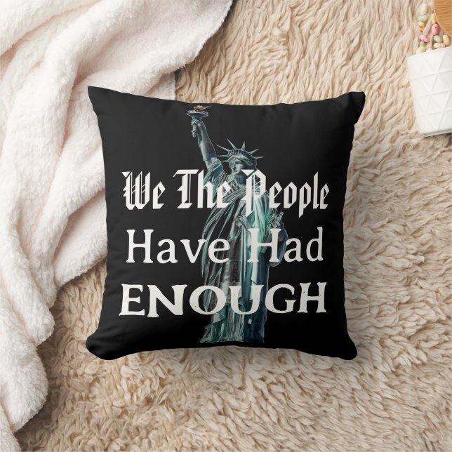 We the People Throw Pillow (Blanket)