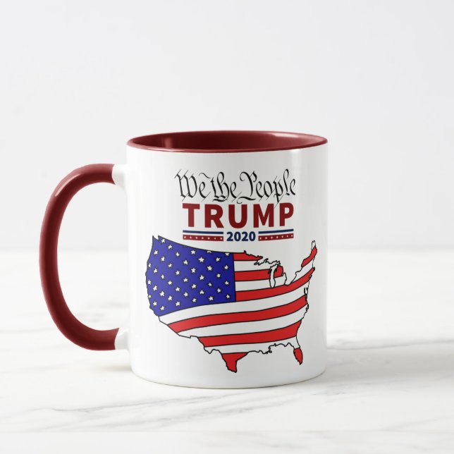 "We The People" Trump 2020 Coffee Mug (Left)